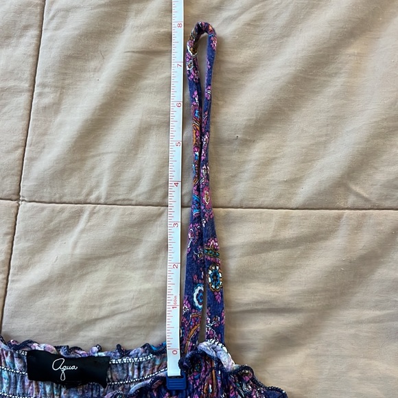 Aqua paisley dress - Picture 8 of 10